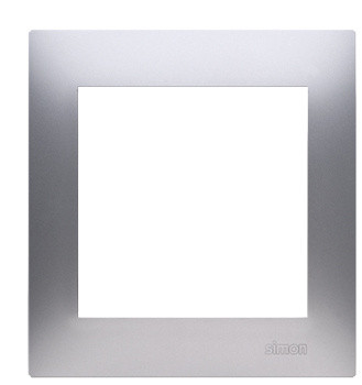 Одинарна рамка Kontakt Simon Simon 54 Premium DR1/43 (срібло) - фото №1