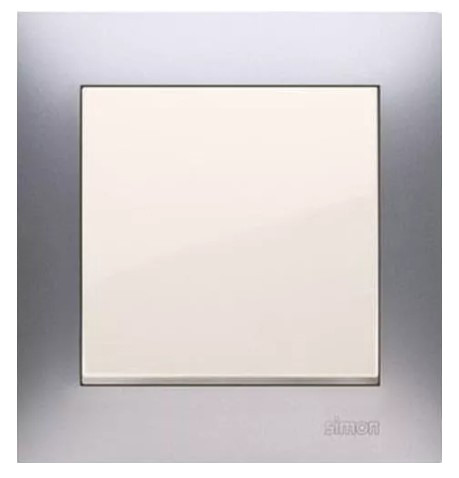 Одинарна рамка Kontakt Simon Simon 54 Premium DR1/43 (срібло) - фото №2