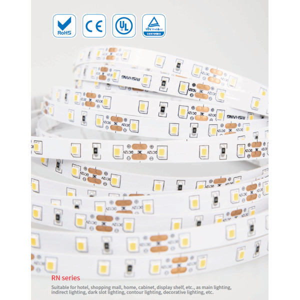 LED стрічка RISHANG 60-2835-12V-IP20 12W 956Lm 4000K 5м (RN0060TA-A-NW) - фото №3