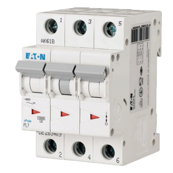 Автоматический выключатель Eaton Moeller PL7-D16/3