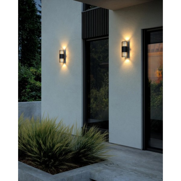 Вуличний світильник Nordlux 2418121203 Aludra E27 2x15W IP54 чорний - фото №2