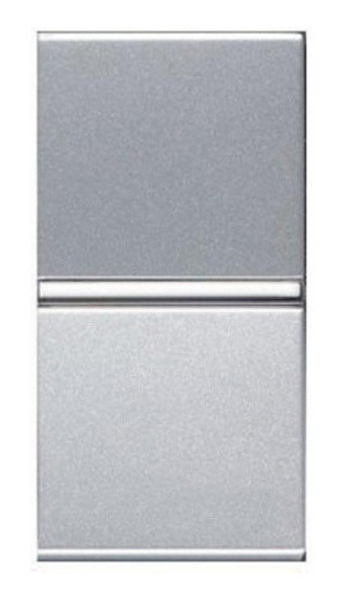 Одноклавішний перехресний вимикач ABB Zenit N2110 PL 1М (срібло)