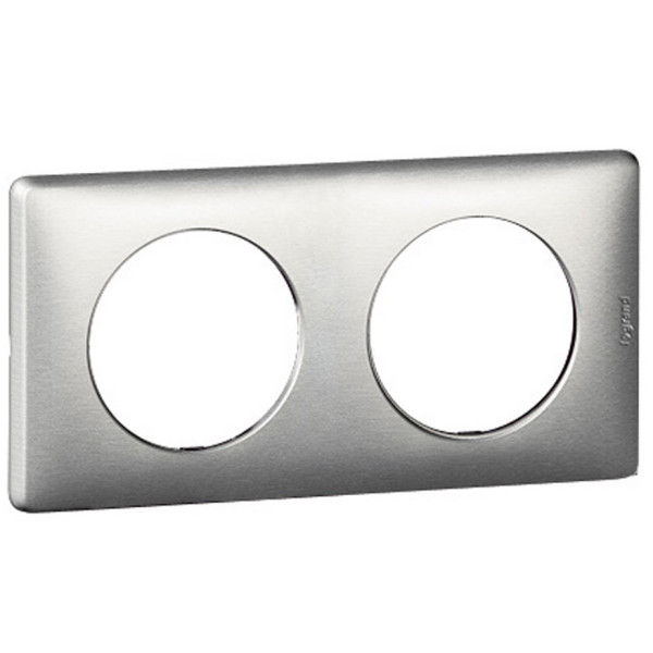 Рамка двойная Legrand Celiane титан