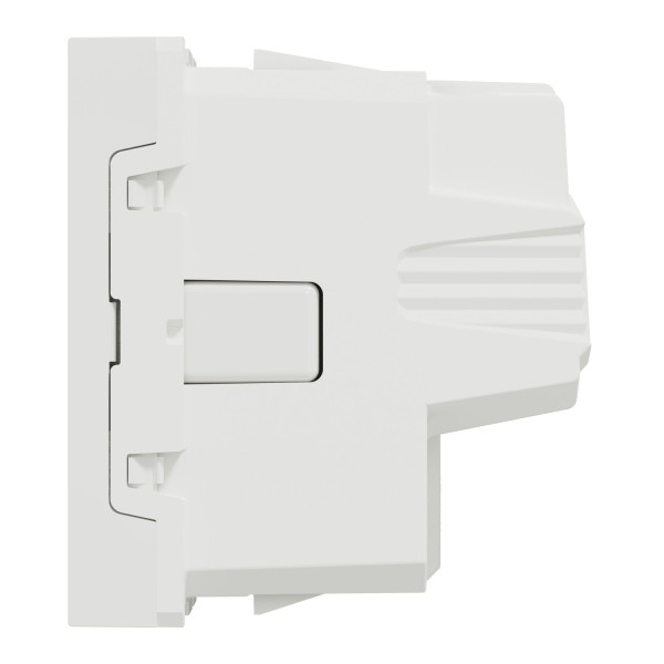 Розетка з заземленням Schneider Electric Unica New NU303618 зі шторками 16А гвинтовий зажим біла - фото №2
