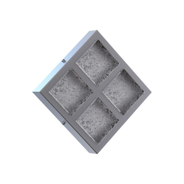 Бра, настінний світильник Pikart 39384-2 LED 1x12W 4000K IP20 сріблястий