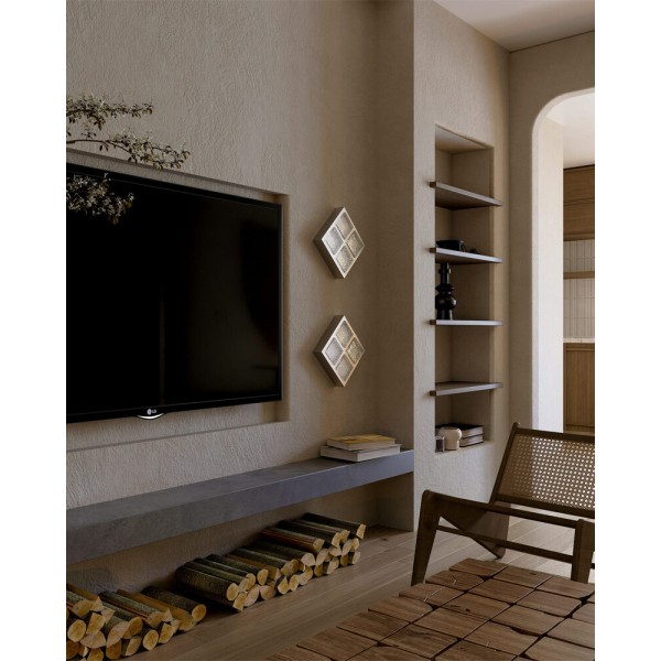 Бра, настінний світильник Pikart 39384-2 LED 1x12W 4000K IP20 сріблястий - фото №1