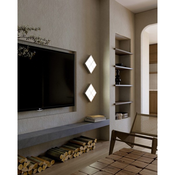 Бра, настінний світильник Pikart 39384-2 LED 1x12W 4000K IP20 сріблястий - фото №2