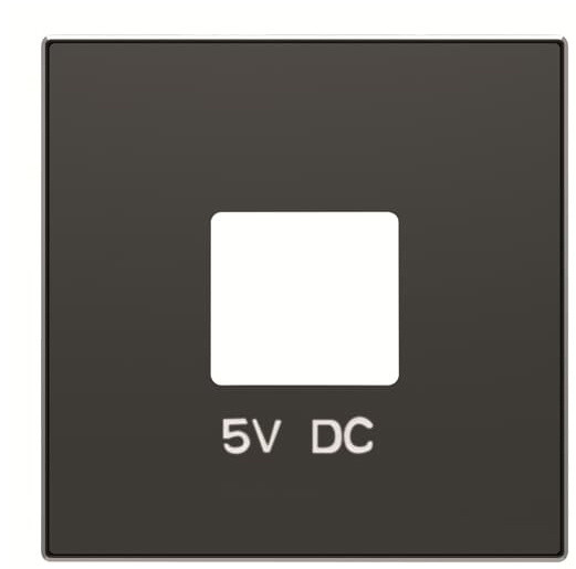 Центральная плата USBx2 розетки ABB Sky 2CLA858500A1501 8585 NS (черный бархат)