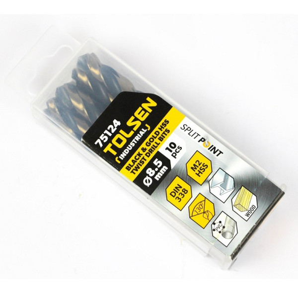 Сверло по металлу Tolsen (75106) Profi М2 1.5x43мм 20мм (10шт) - фото №6