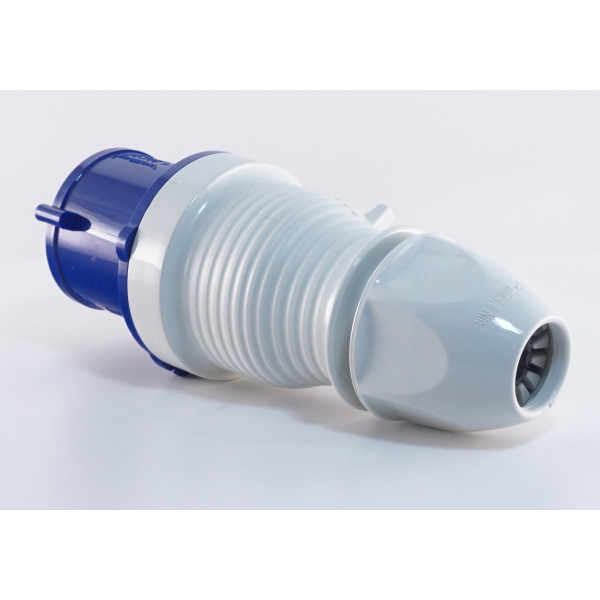 Силовий штекер на кабель WALTHER WL230306 (2P+E) 32А 230V IP44 - фото №4