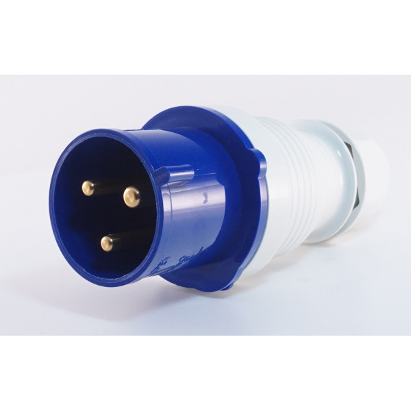 Силовий штекер на кабель WALTHER WL230306 (2P+E) 32А 230V IP44 - фото №5