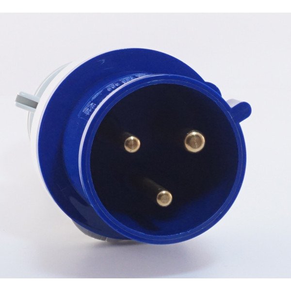 Силовий штекер на кабель WALTHER WL230306 (2P+E) 32А 230V IP44 - фото №6