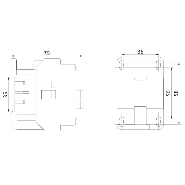 Магнитный пускатель Promfactor FC-1/6А 1NC AC24В (FC11006024) - фото №2
