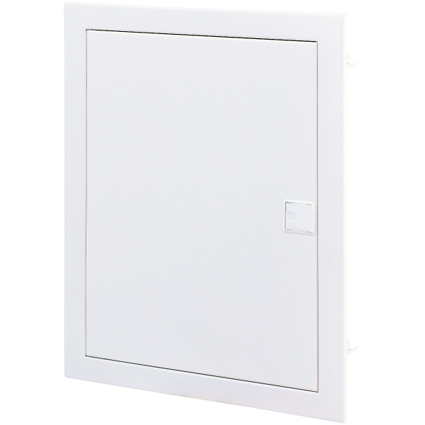 Металлопластиковый электрощит ETI 001101026 ECG28 24+4 М с металлической белой дверцей - фото №1