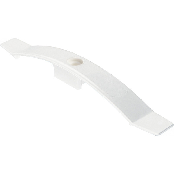 Кабельний затискач під дюбель (саморіз) Аско-Укрем 168мм 10 дротів білий (10 шт)