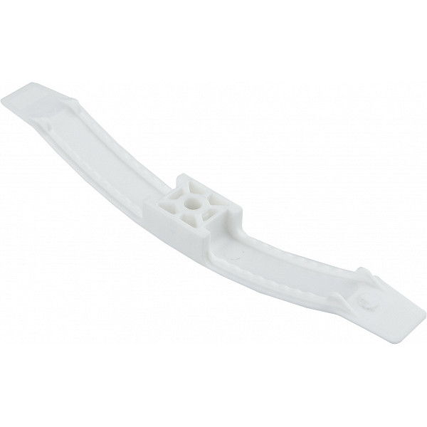 Кабельний затискач під дюбель (саморіз) Аско-Укрем 168мм 10 дротів білий (10 шт) - фото №2