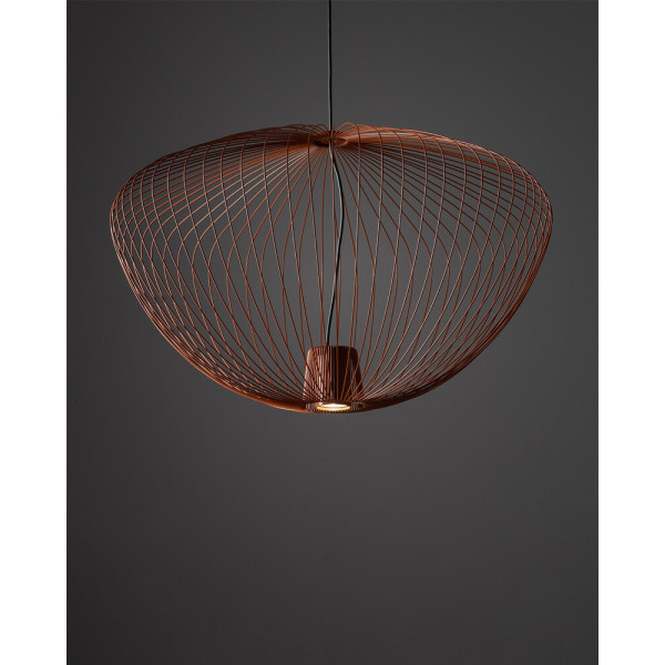 Подвесной светильник, люстра Nowodvorski 11494 Pumpkin L GU10 1x10W IP20 терракотовый - фото №3