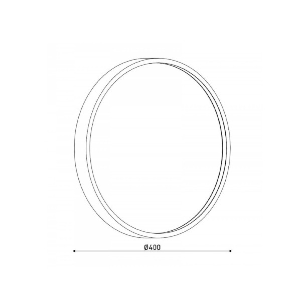 Бра, настінний світильник Kloodi WA-MOON 400 CCT LED 1x12W 3000K-6000K IP20 Bk - фото №3