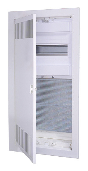 Однорядний гібридний щиток ETI 001100220 ECG 42 COMBO2/1-I (12+2М та 2 металеві панелі)