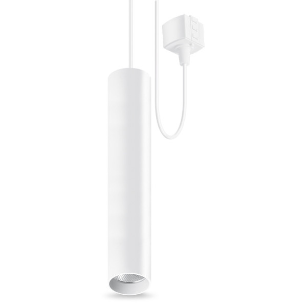 Підвісний трековий світильник Videx 10Вт 4100K (VL-ST-10034W) білий