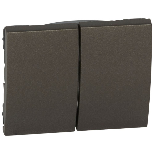 Клавиша 2-кл. выключателя Legrand Galea Life темная бронза