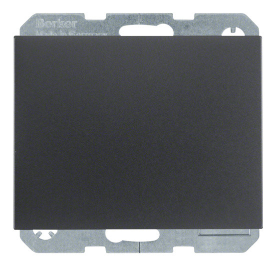 Розетка Berker K.1 47517106 із заземленням та з кришкою (антрацит)