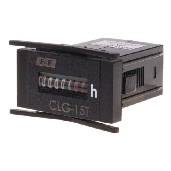 Барабанний лічильник мотогодин F&F CLG-15T 230В AC/DC - фото №1