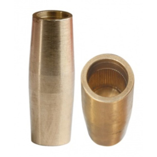 Латунна сполучна муфта DKC NE1304 для забивних стрижнів заземлення Ø16мм - фото №1