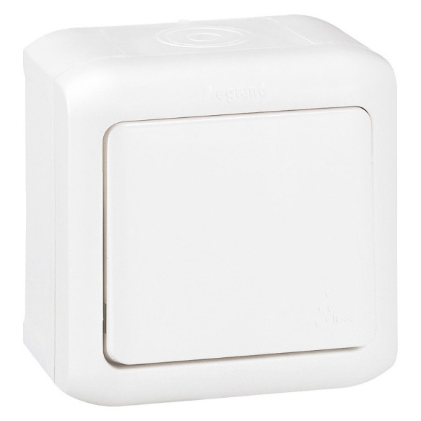 Выключатель 1 клавишный Legrand Forix белый