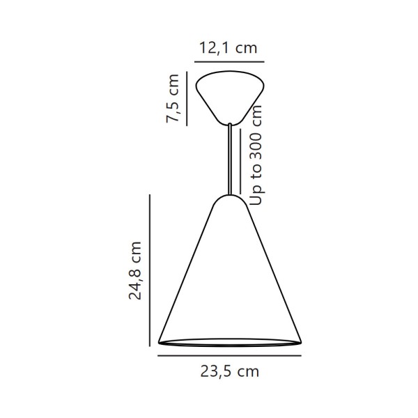 Подвесной светильник, люстра Nordlux 2120503003 Nono E27 1x40W IP20 черный - фото №4