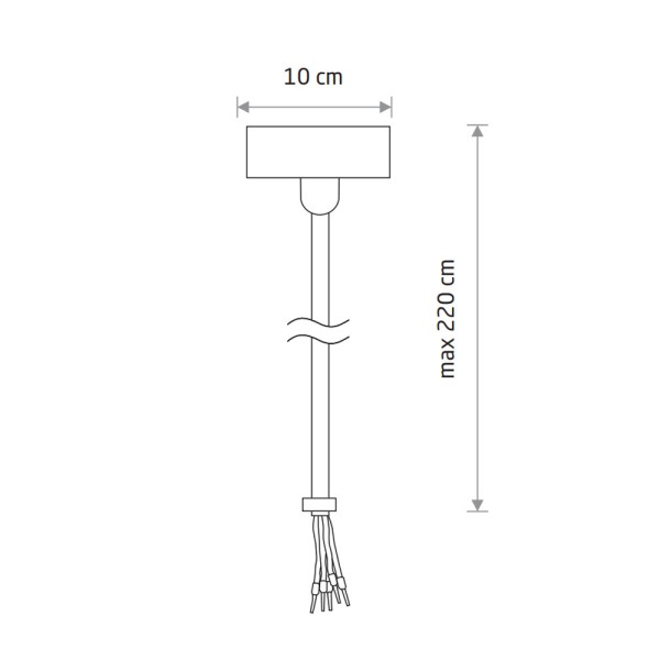 Подвес Nowodvorski 8284 CTLS Power Supply Kit 3 Circuit IP20 белый - фото №1