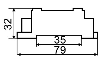 Роз'єм Аско-Укрем PTF14A-E під реле LY4 (A0090060003) - фото №2