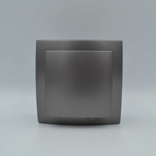 Вимикач Nilson Themis антрацит 1кл ( 26161001 ) - фото №1