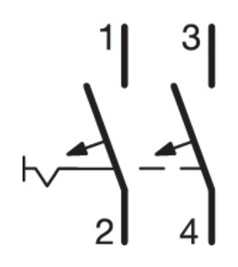 Автоматический выключатель NCN263 (2р,С,63А) Hager - фото №1
