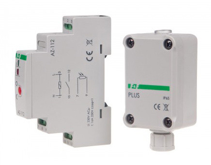 Сумеречное реле F&F AZ-112-PLUS 220В 16А - фото №1