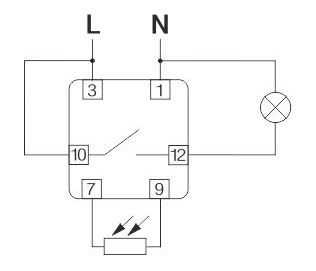 Сумеречное реле F&F AZ-112-PLUS 220В 16А - фото №5