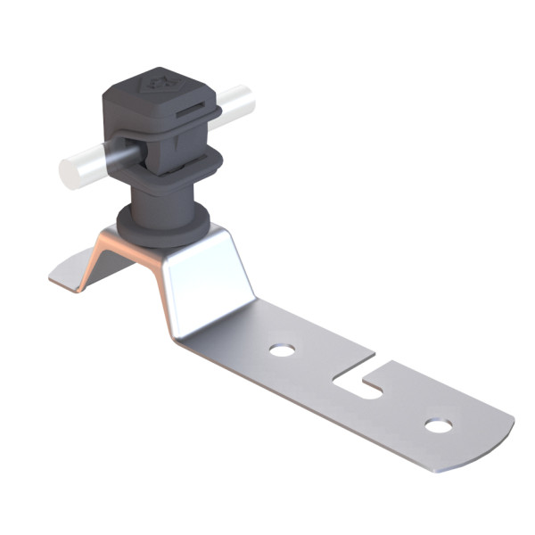 Прямий тримач Leo Lightman L140 з тримачем Clip Ni/Pa (307013)