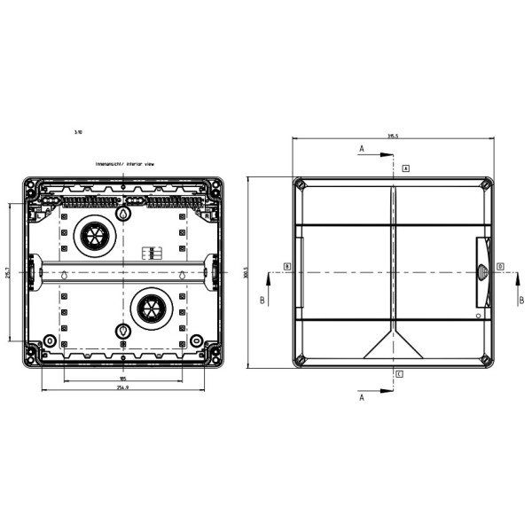Щит Spelsberg AK 14 на 14 модулей IP65 - фото №3