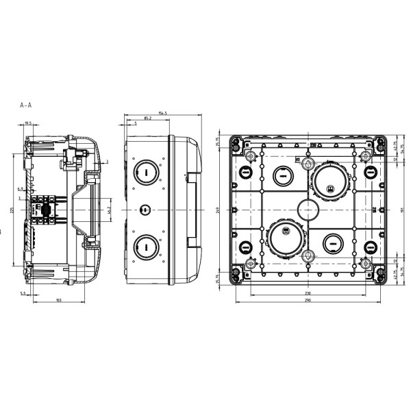 Щит Spelsberg AK 14 на 14 модулей IP65 - фото №4