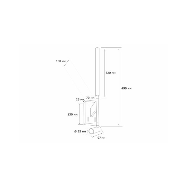 Бра, настінний світильник MJ-Light 15004 Kono Read - фото №4