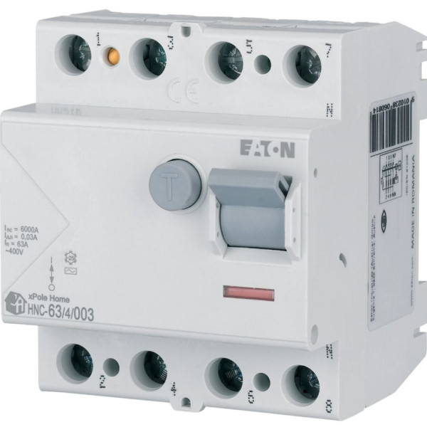 Пристрій захисного відключення Eaton HNC-63/4/003