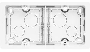 Двопостова коробка Legrand Celiane (080242) для накладного монтажу (білий) - фото №4