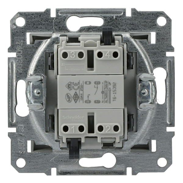 Вимикач із підсвічуванням без рамки сталь Asfora, EPH1400162 - фото №3