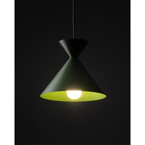 Подвесной светильник, люстра TK Lighting 11003 Matteo S E27 1x15W IP20 зеленый - фото №1