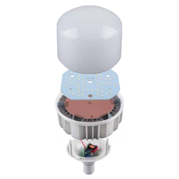 Светодиодная лампа 50Вт 4300Лм E27-E40 4000K - фото №2