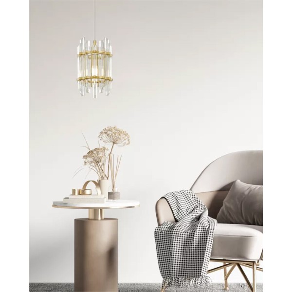 Підвісний світильник, люстра Zuma Line 5905316618978 Alexandria E14 1x40W IP20 - фото №1