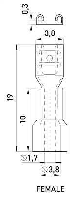 Ізольований наконечник E.Next e.terminal.stand.fdd1.25.110.8 (s4041005) - фото №1