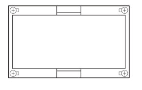Вставка-блок Hager UD11F1 порожній - фото №1