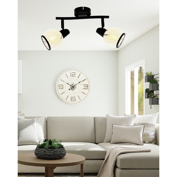 Спот Reality 831002-30 Megan E14 2x40W IP20 Bl - фото №2