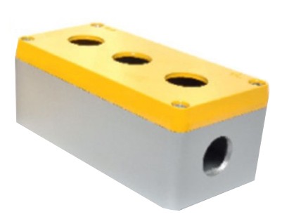 Тримісний алюмінієвий пост кнопковий TP Electric 3390-822-0600 72x142x57мм IP67 - фото №1